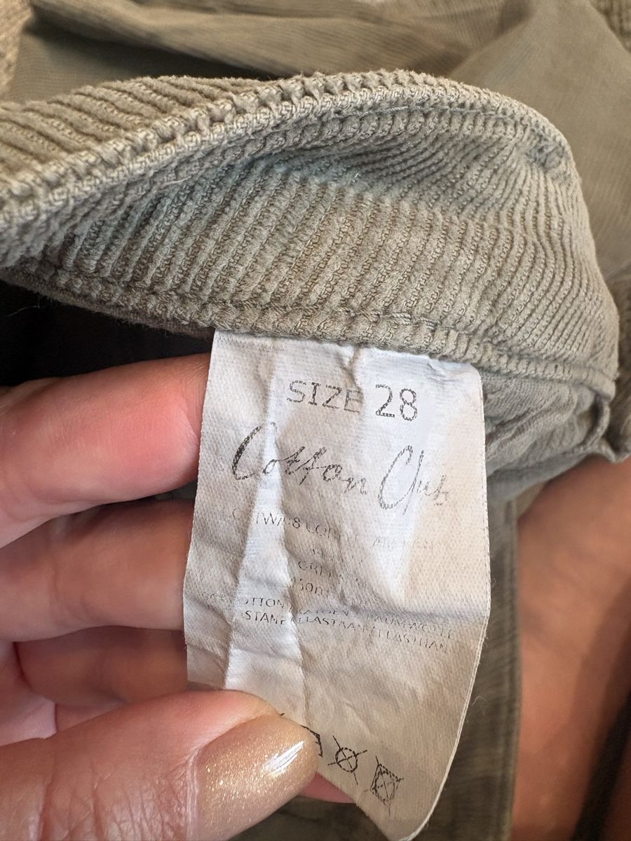 Hosen: Samt Hose in grün Gr. 28 – Gebraucht aus Ebertswil von shushuj 3