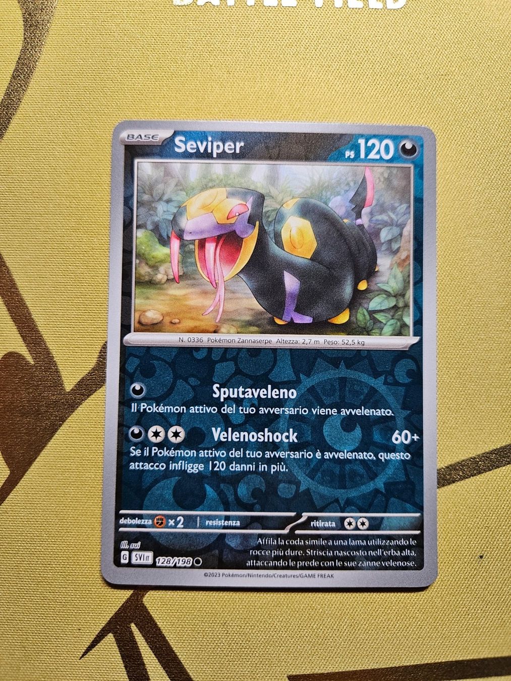 Pokémon Carte collezionabili: Scarlet & Violet - Seviper – Usato da Bellinzona venduto da Pokemarco