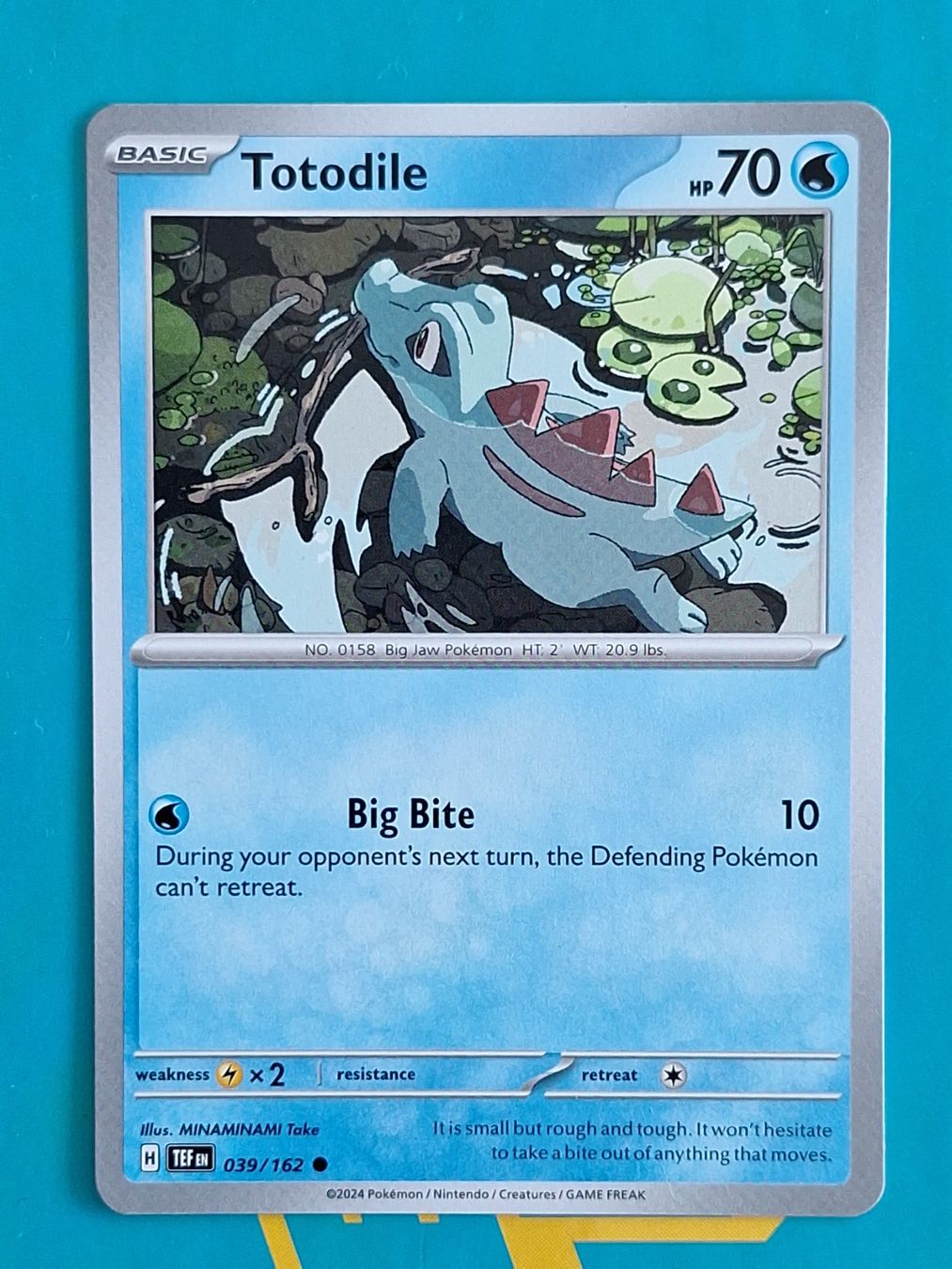Pokémon Carte collezionabili: Totodile - Temporal Forces Pokemon - #7.1 – Usato da Altstätten SG venduto da GGsGameshop