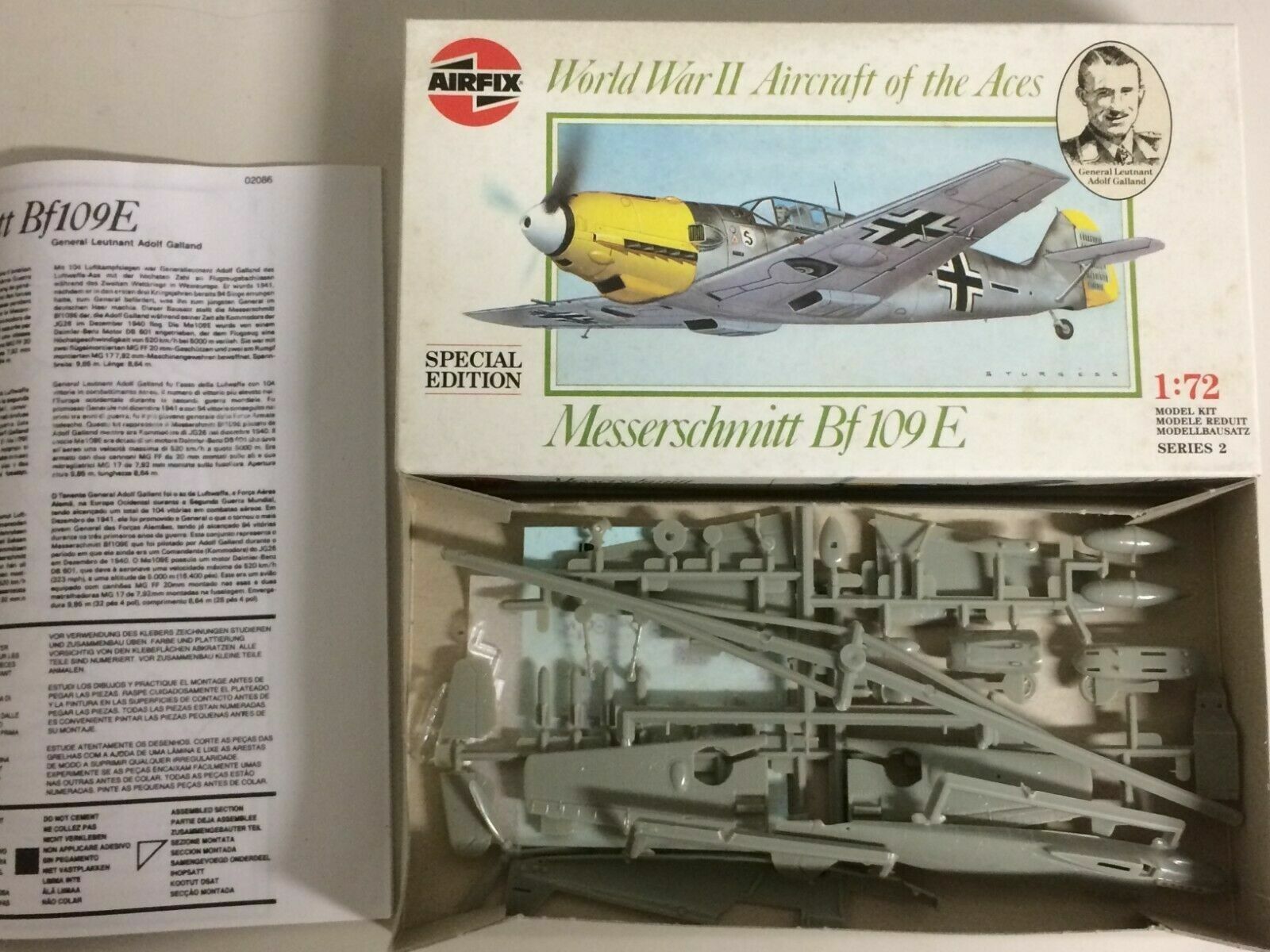 Airfix Kit di modellismo & Modellini statici: plastic model kit 1/ 72 AIRFIX 02086 MESSERSCHMITT BF 109E – Nuovo e nell'imballaggio originale da Vezia venduto da Aquarius_Age 1