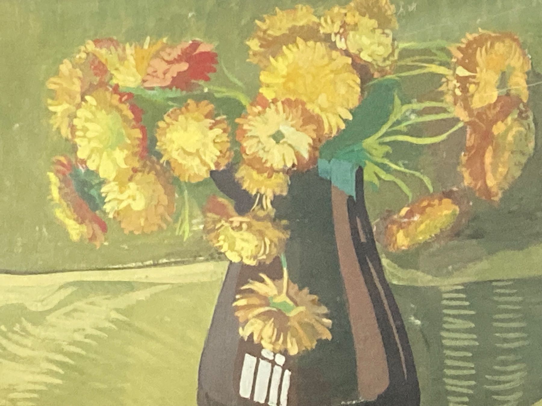 Gemälde: Aquarell Blumen in Vase anonym – Gebraucht aus Bern von Jwpm66 1
