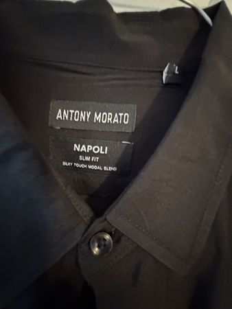 Camicia Antony Morato Napoli Slim Fit nera taglia L