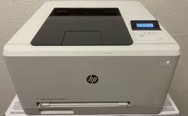 HP Color LaserJet Pro M252n, kaum gebraucht, 4 neue Toner