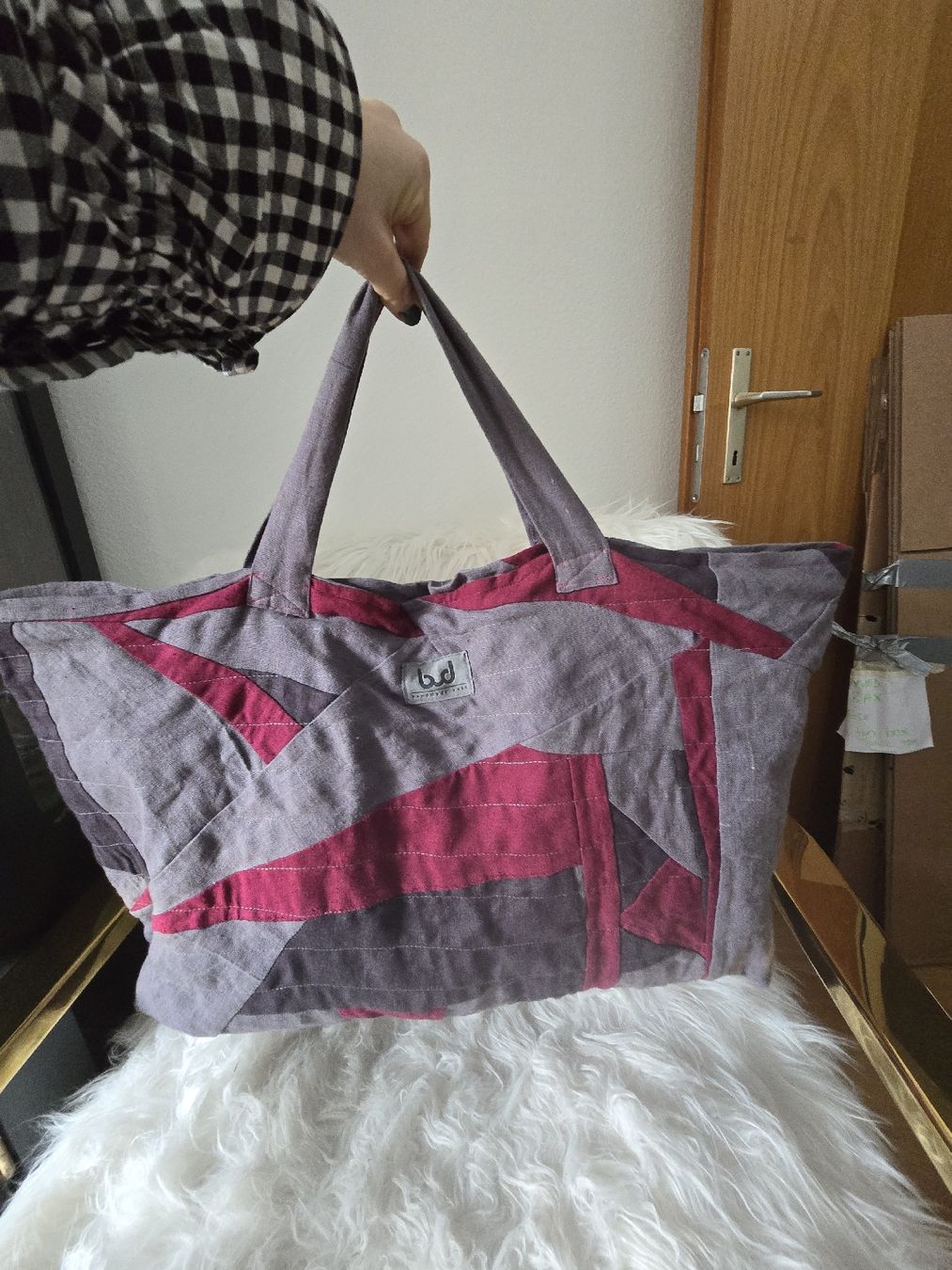 Borse: Handmade bd Bag, Patchwork Design, Zipper, Big City Bag – Nuovo (secondo la descrizione) da Zürich venduto da joa_26k8 1