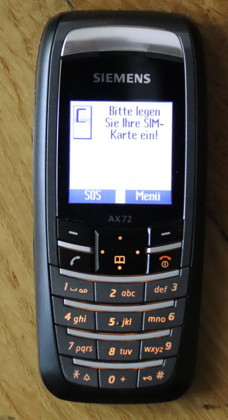 Siemens Telefoni cellulari / Smartphones: Mobile Siemens AX72 - altes Handy - Knochen / Klassiker – Usato da Bern venduto da Thaisel 1