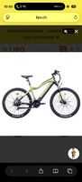 Vélo électrique VTT Lipo cadre vert noir état neuf