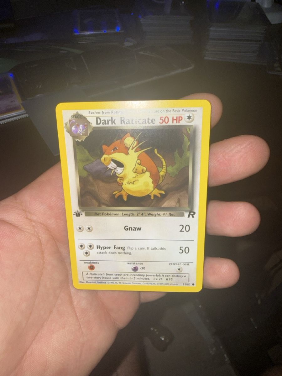 Pokémon Sammelbilder & Trading cards: 1. Edition Pokémon Dark Raticate – Gebraucht aus Geroldswil von pat_tsc5