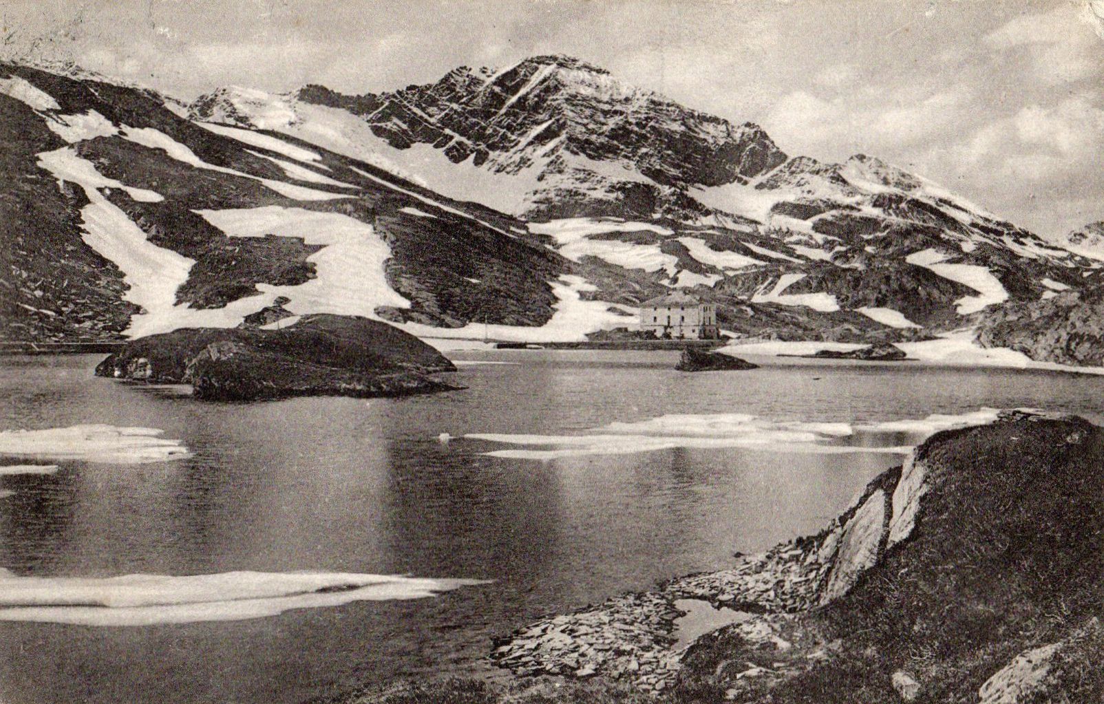 Cartoline postali: Hospiz San Bernardino – Usato da Melano venduto da pisonsdro