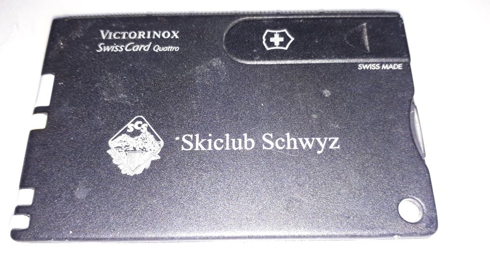 VICTORINOX - Coltellino tascabile piccolo, 7 funzioni, nero 0.6223.3G