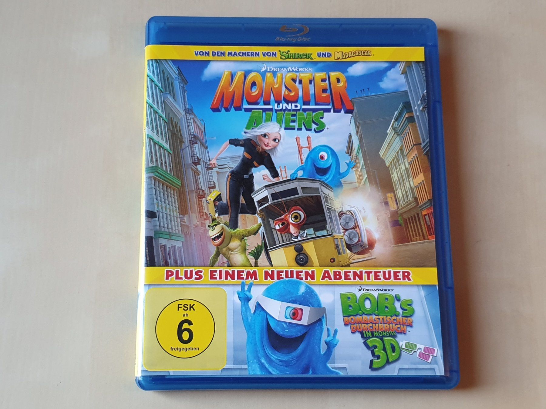 Tutti i DVDs: Monster vs Aliens ink. 3D Brillen – Usato da Stansstad venduto da collectorsshop