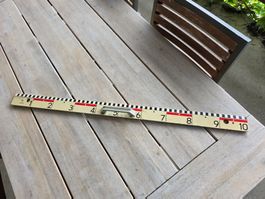 Vintage Schulzimmer Wandtafel Meter Wissner