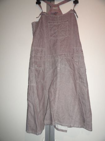 NILE 100% LEINEN SOMMERKLEID GR. L ***