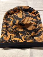 Skull, Totenkopf, Beanie, Wendemütze, Ökotex, Gr. 57 NEU