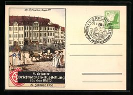 Erfurt, V. Briefmarken-Ausstellung 27.2.