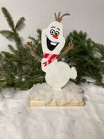 Holz Dekoration Olaf der Schneemann Neu Self Made