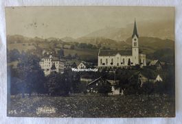 AK GAMS SG, Dorfansicht mit Kirche