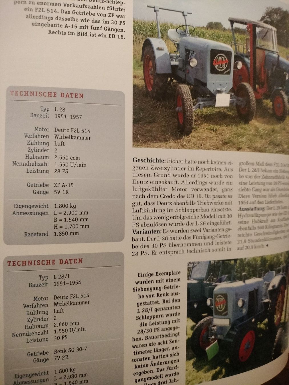 Libri: Traktoren Buch , Eicher – Usato da Schwanden Sigrisw venduto da cadieux71 6