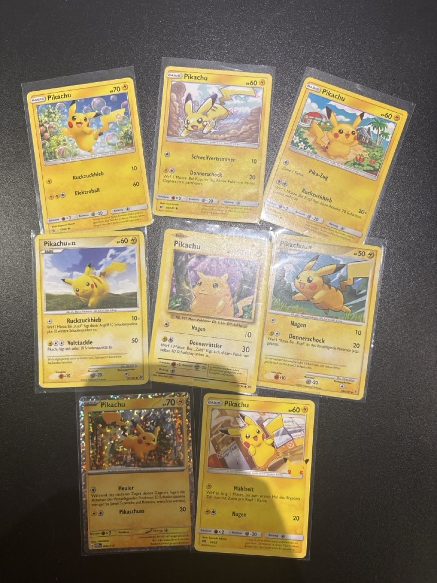 Pokémon Carte collezionabili: Seltene Pikachu Sammelkarten  – Usato da Anglikon venduto da raf_7sml