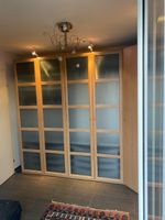 9 TürKleiderschrank Holznachbildung Milchglasfronten 9 Thüri