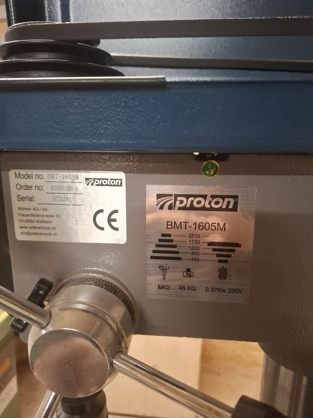 Trapani: Ständerbohrmaschine Proton – Usato da Leimbach AG venduto da mic_l2k7 5