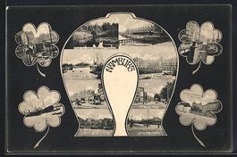 Mikroskop-AK Hamburg, Messberg, Lübecke