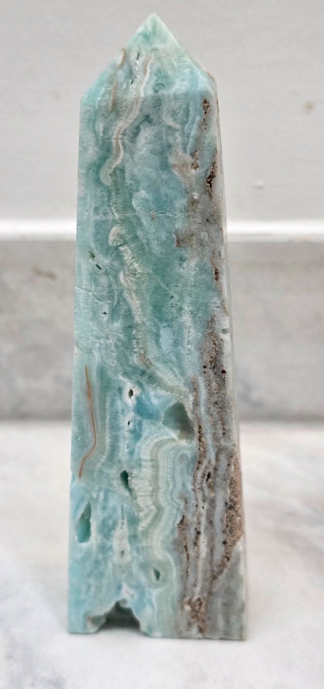 Mineralien & Heilsteine: Hemimorphit Obelisk 188g – Neu und originalverpackt aus Matzingen von Shay_Crystalz 1