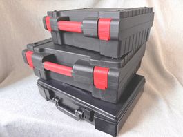 Hartschalen Koffer Case BOX 3stk zum Schutz Geräte Werkzeuge