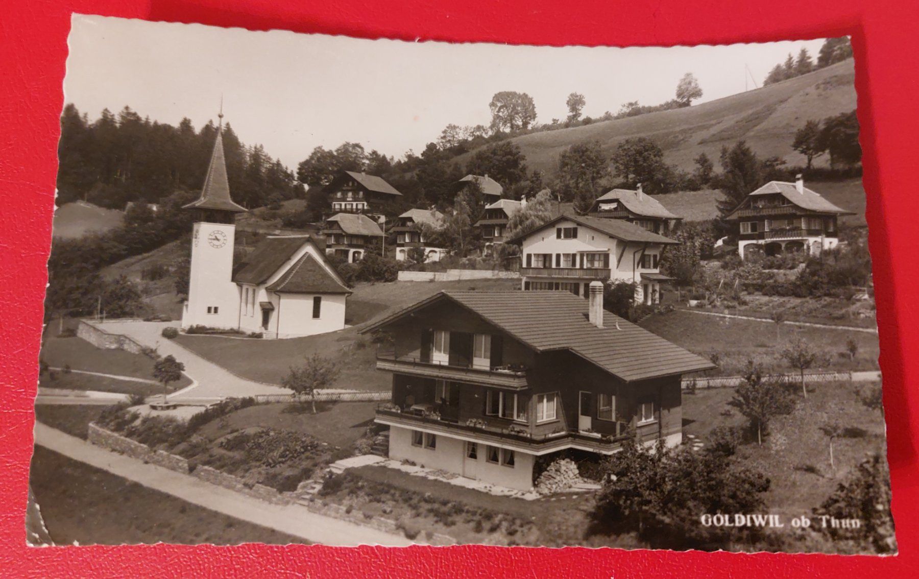 Cartoline postali: Goldwil ob Thun 1966 – Usato da St-Légier-La Chiésaz venduto da Theo005