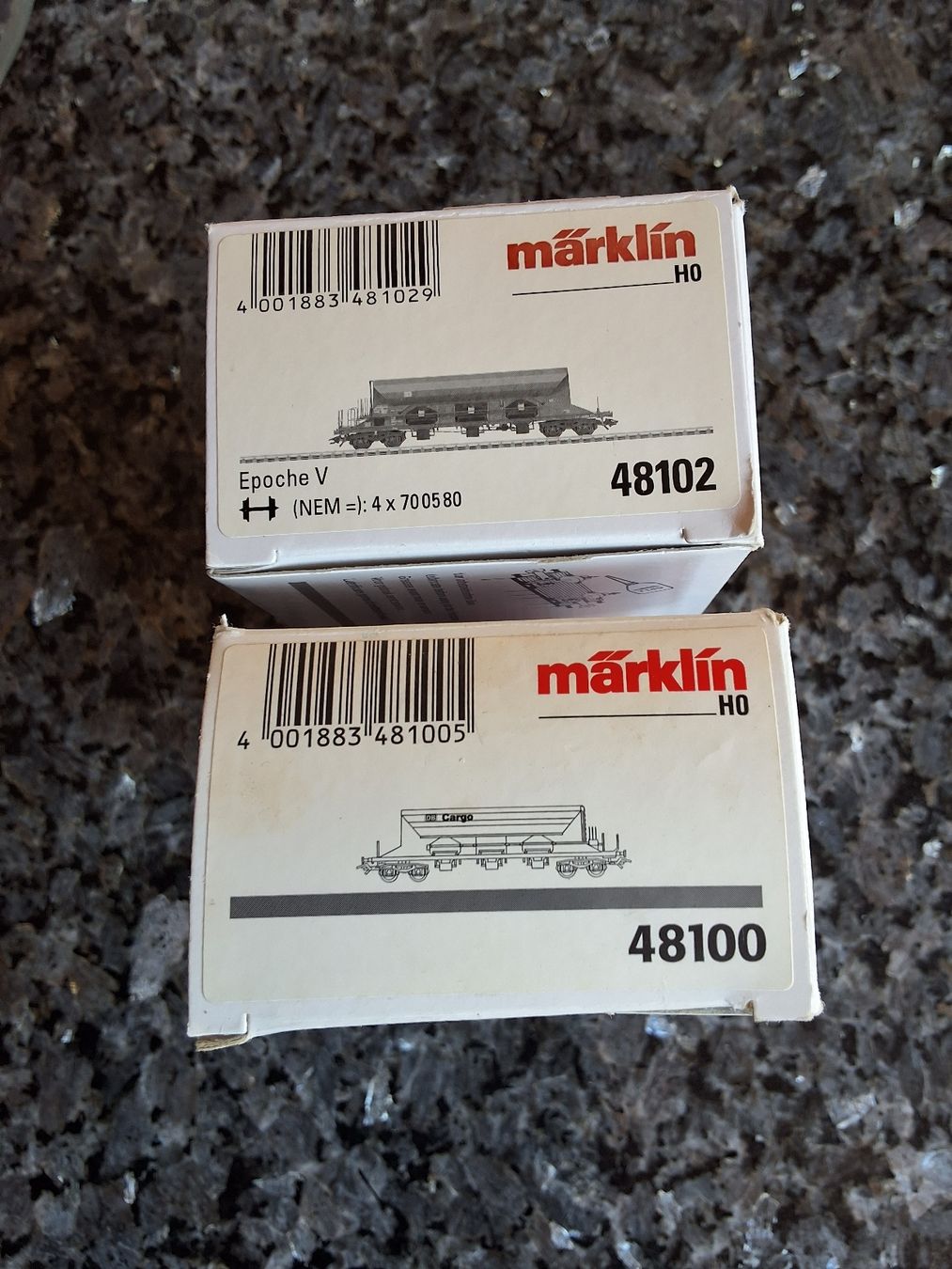 Märklin Modelleisenbahnen: 2 x Getreidewagen von Märklin – Neu (gemäss Beschreibung) aus Kölliken von Rwolfer 1