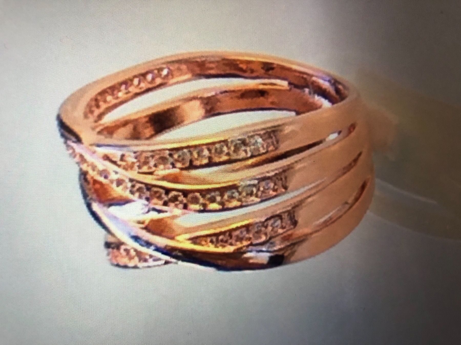 Ringe: Eleganter Rosagold/Silber Damenring – Neu (gemäss Beschreibung) aus Wald ZH von mlnt 1