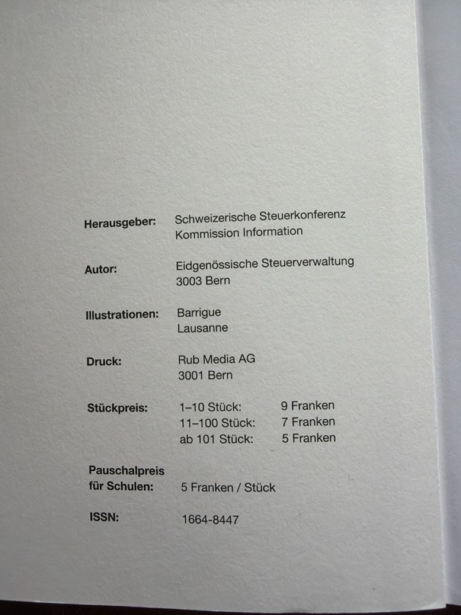 Livres: Libro Das schweizerische Steuersystem 2015, usato – D'occasion à Thun par fil_5cdg 1