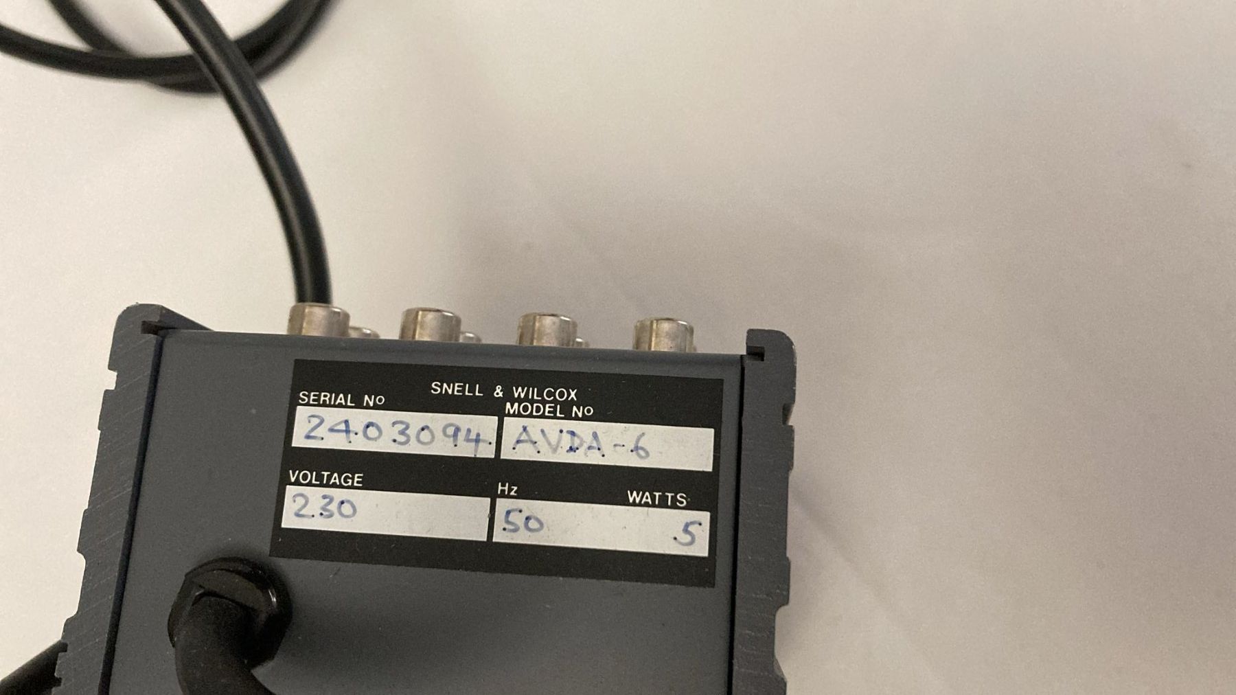 Amplificatori: Snell & Wilcox AVDA6 Audio Video Distribution Amplifier – Usato da Dietikon venduto da Rima57 1