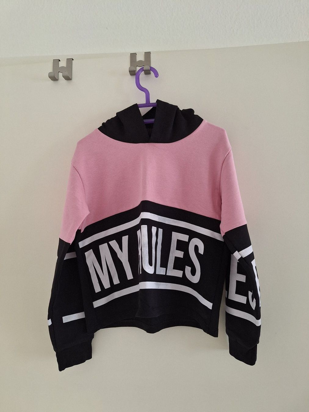 Maglioni & Felpe: Mädchen Hoodie "MY RULES" Gr. 140 - NEU – Nuovo (secondo la descrizione) da Worb venduto da nfsolutions
