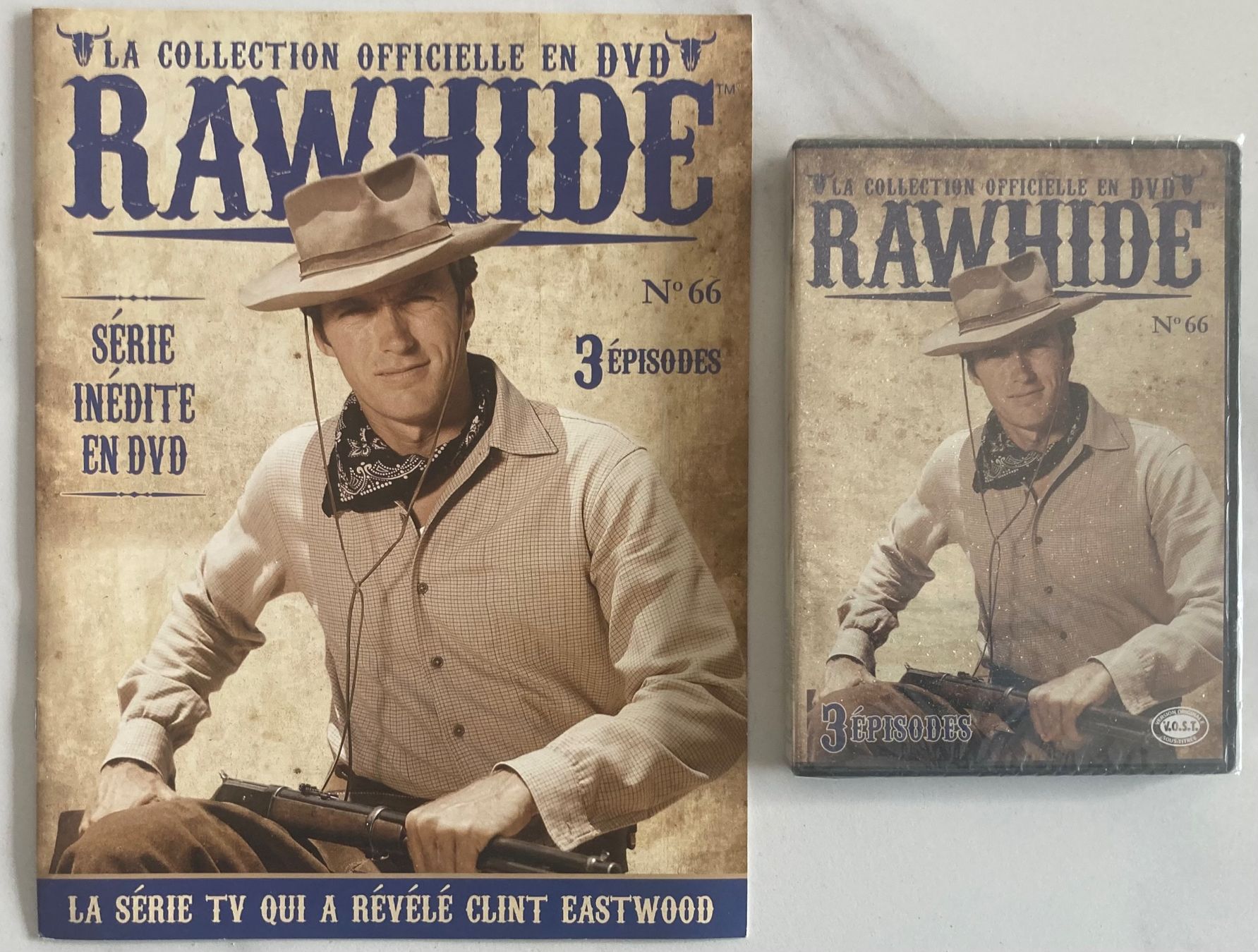 Tutti i DVDs: CLINT EASTWOOD - RAWHIDE N°66 – Usato da Poliez-Pittet venduto da Newtown-Records