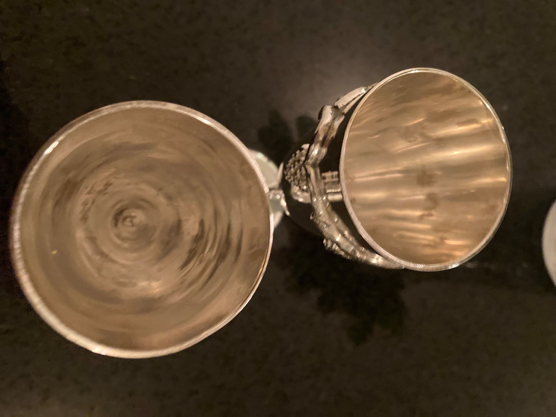 Geschirrsets: Champagnergläser ,versilbert – Gebraucht aus Oberägeri von Vargo11 3