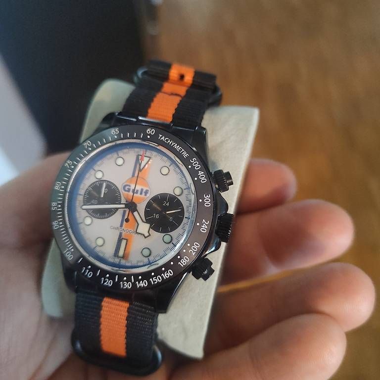 Orologi: Chronographenuhr, Gulf Edition – Usato da Zürich venduto da Orkageta