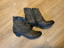Mjus Stiefeletten 37, taupe, Lagenlook