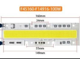 100W LED Chip COB Kaltweiss F45160-F14916 C1 für Flutlicht