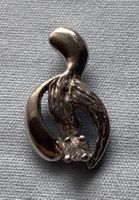 Ketteanhänger Silber mit Stein