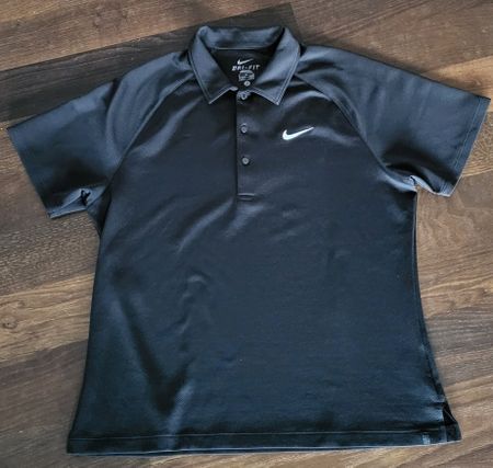 Nike DRI FIT Poloshirt schwarz M