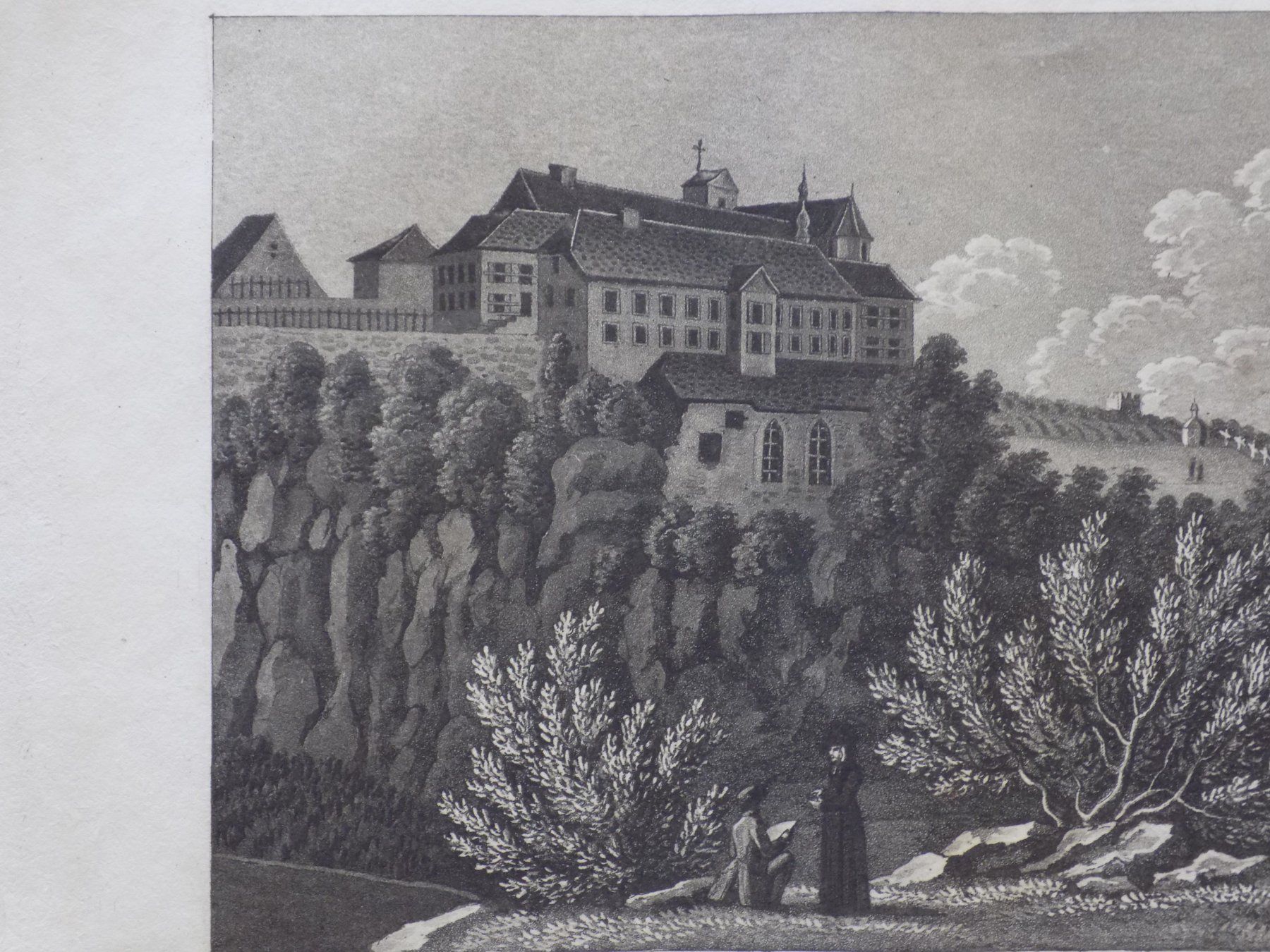 Gravures: Mariastein Kloster von Süd-Osten – D'occasion à Risch par Rischli15 4