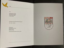 Schweiz 2000 PTT-Bögli 381 Sondermarke Volkszählung