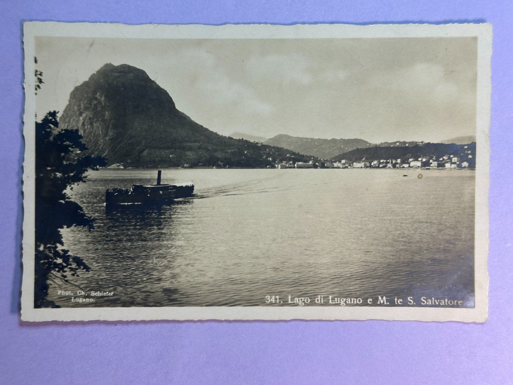 Cartoline postali: Lago di Lugano – Usato da Steg VS venduto da danwer74