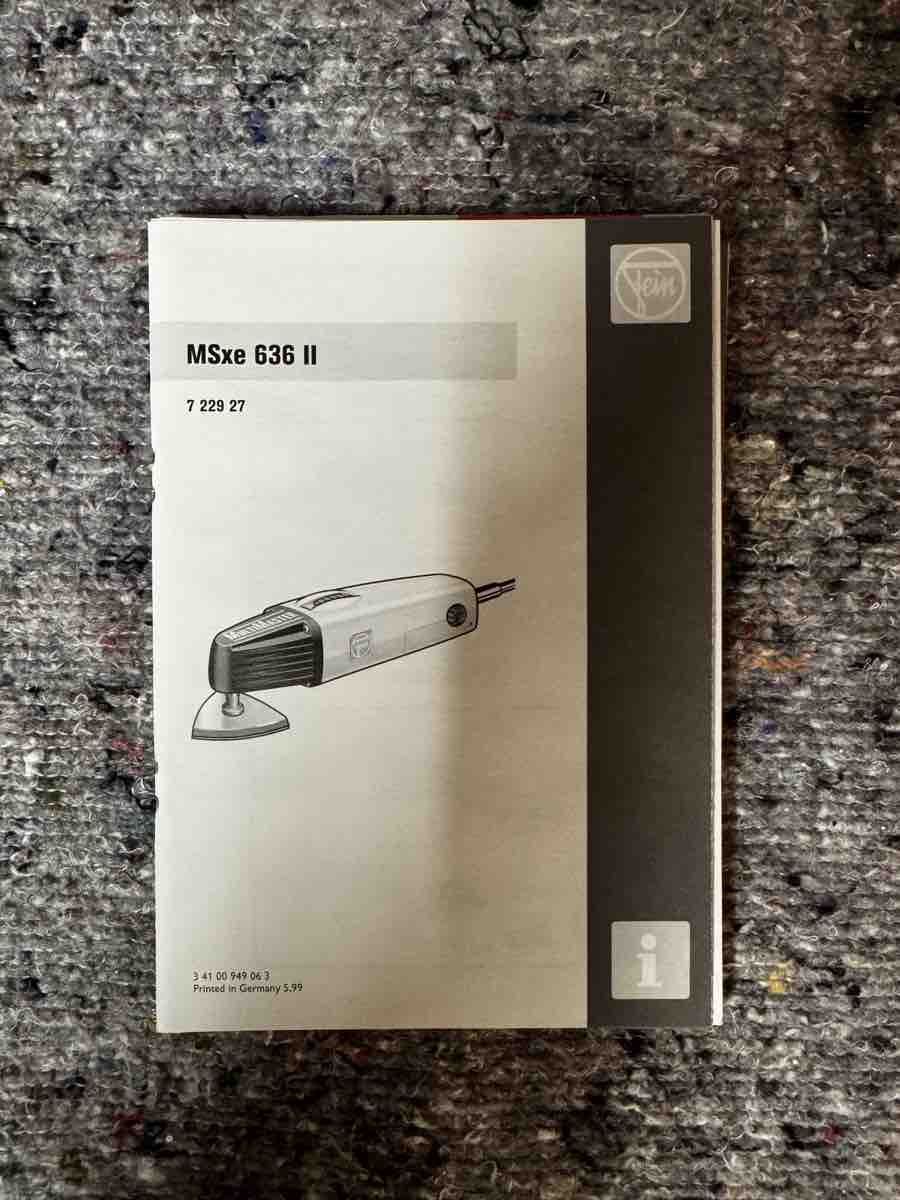 Fein Alle Werkzeuge: Fein MultiMaster MSxe 636 II Multitool im Koffer – Gebraucht aus Allschwil von seb_l58w 3