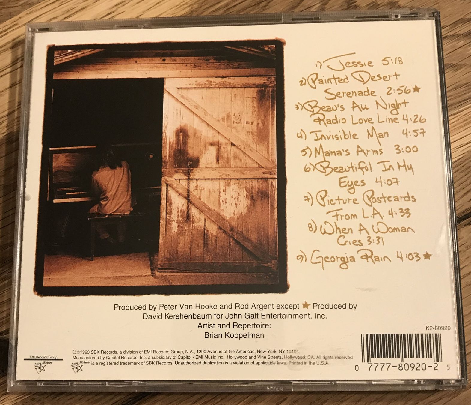 CDs: CD- Joshua Kadison- Painted Desert Serenade – Gebraucht aus Guntershausen von Gloominati 1