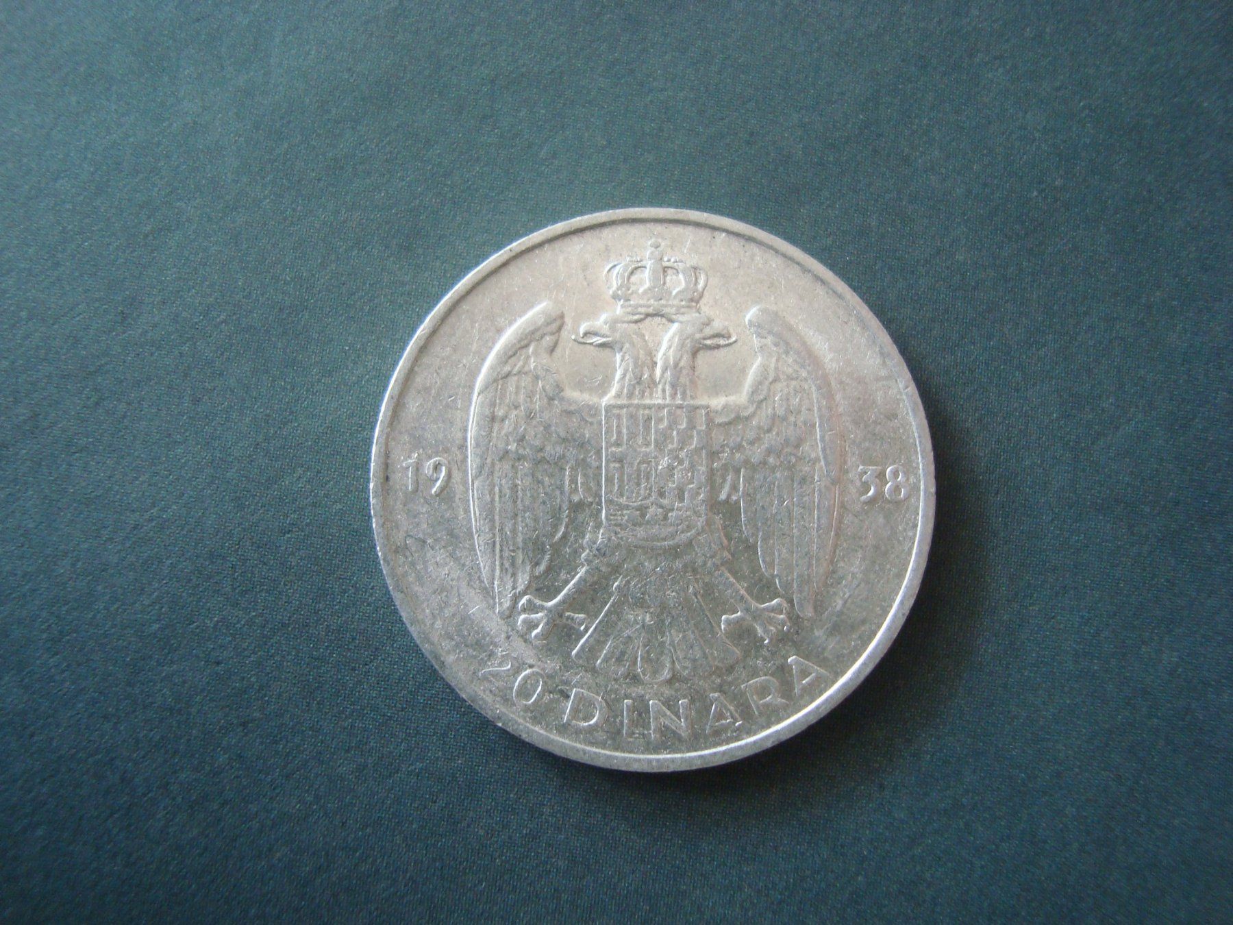Tutti le monete: Yugoslavia 20 Dinar 1938  silber – Usato da Gelterkinden venduto da Cakir