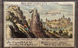 Daniel Meisner, kolorierter Kupferstich, c. 1630, Grüningen