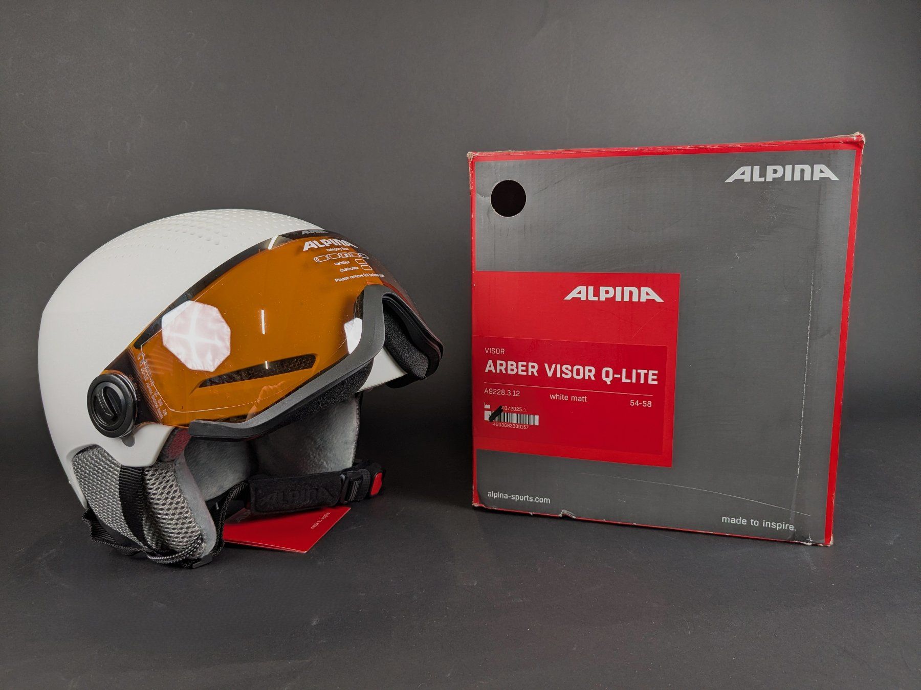 Caschi: ALPINA Arber Visor Q Lite Skihelm Gr. M – Nuovo (secondo la descrizione) da Dintikon venduto da Restwert_Dintikon