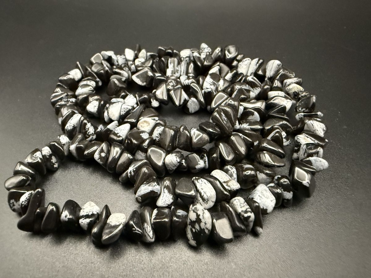 Catenine: Halskette Schneeflocken-Obsidian – Usato da Lamone venduto da LaCantinaMagica 1