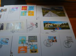 Set modernste FDC Schweiz, 2019, 26 Belege